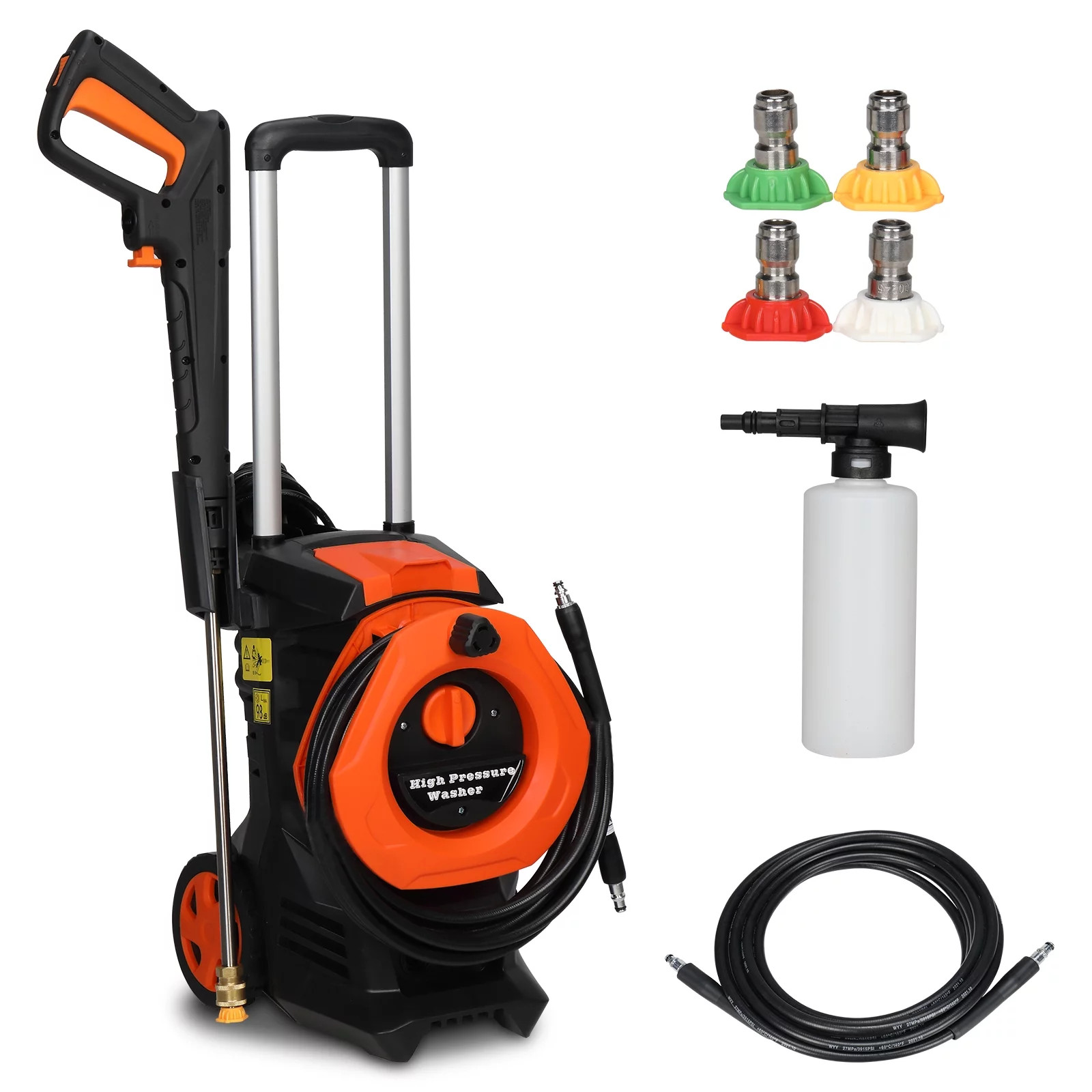 110.00V 203A 1400.00W High Pressure Cleaner Orange