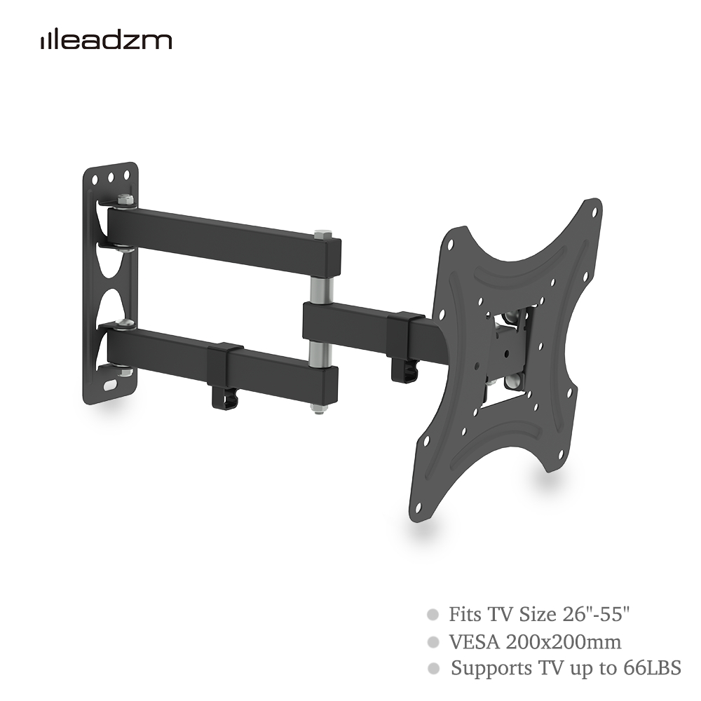 26-50" Adjustable Wall Mount Bracket Rotatable TV Stand TMX200 with Spirit Level